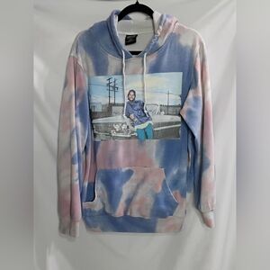 Boyz n the hood Mens Size Large Pullover Tie Dye Graphic Print Hoodie Ice...